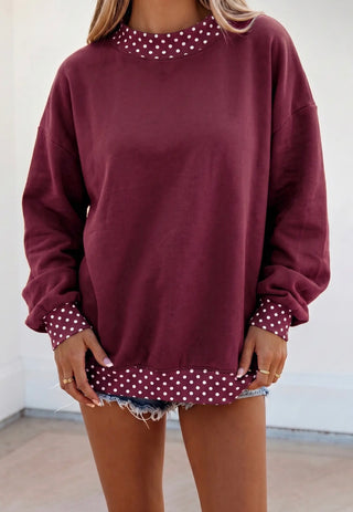 Custom Mini Polka Dot Mockneck | Preorder