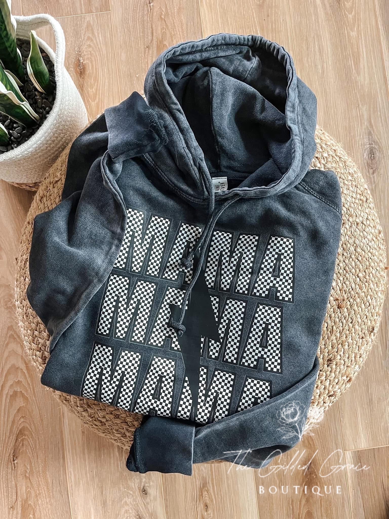 Mama Bolt Vintage Hoodie