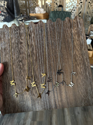 Mama Spaced Stainless Steel Necklace | Metal Options