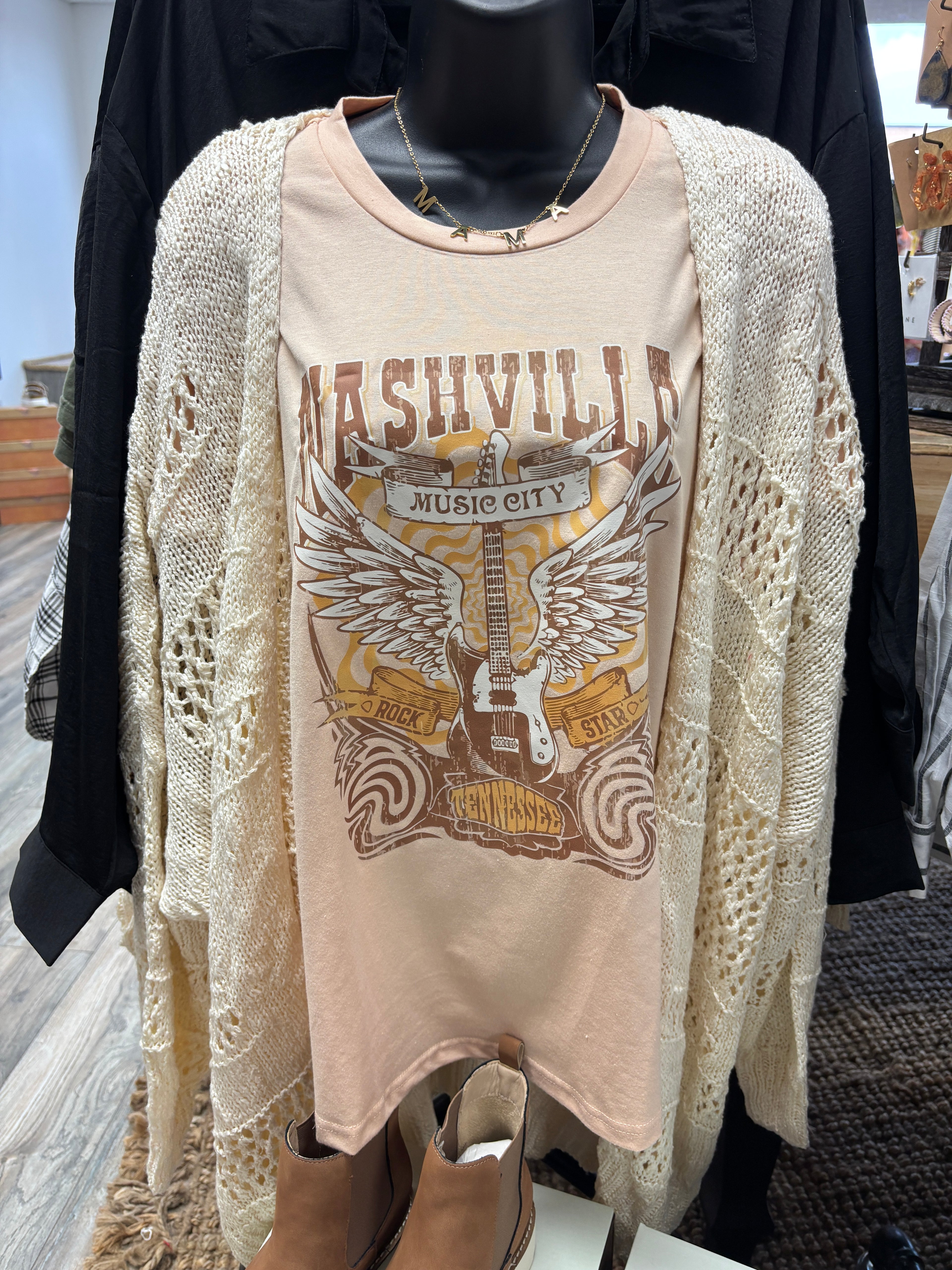 Hollow Knit Cardigan