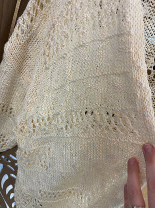 Hollow Knit Cardigan
