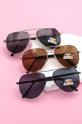 Double Bridge Aviator Sunglasses | Multiple Colors
