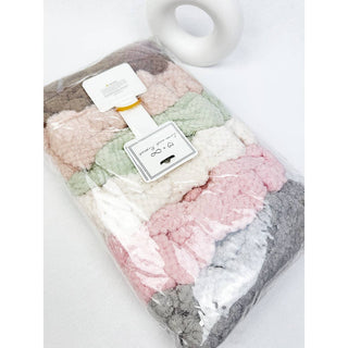 Waffle Texture Bow Spa Headband