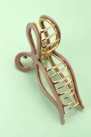 Jumbo Cellulose Bow Hair Claw Clip