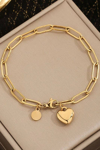Heart Bracelet | 18K Stainless Steel + Tarnish Resistant
