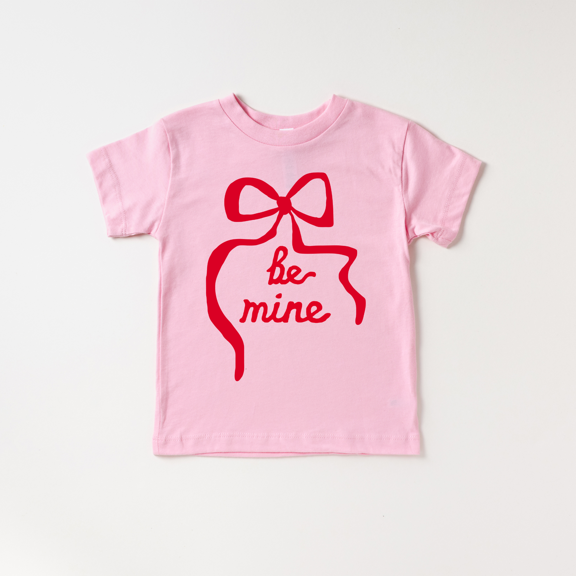 Be Mine Coquette Bow Tee | Ivory