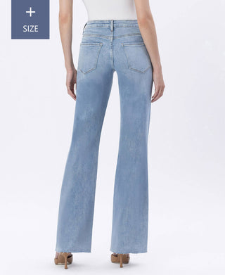 Lovervet Plus Jet Lag Tummy Control 90's Vintage Super High Flare Jeans