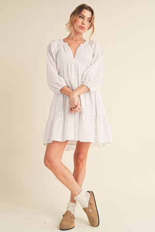 Jenay Tiered Dress | Lilac