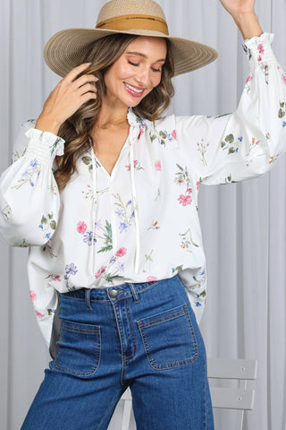 Felicity Floral Print Blouse