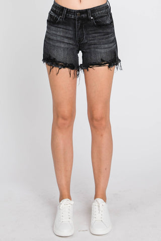 Helena High Rise Comfort Stretch Shorts | Black