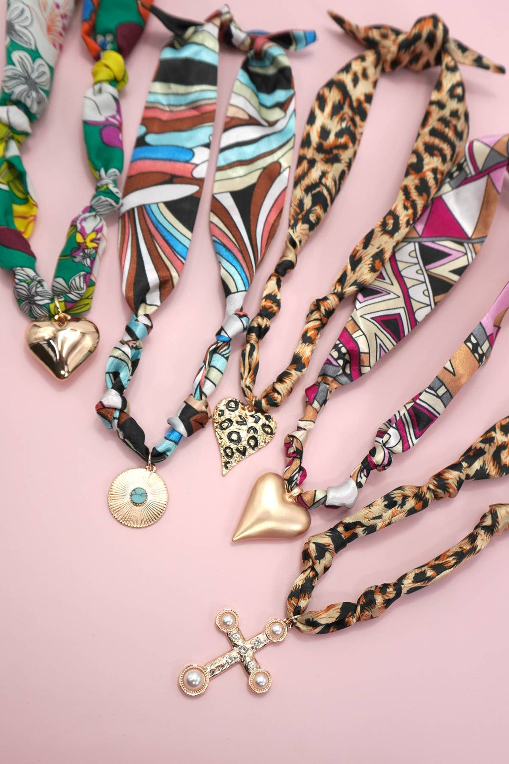 Scarf Charm Necklace | Assorted Options