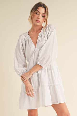 Jenay Tiered Dress | Lilac