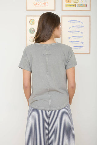 Reilly Exposed Seam Knit Top | Brown
