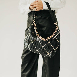 Sienna Slouchy Woven Shoulder Bag