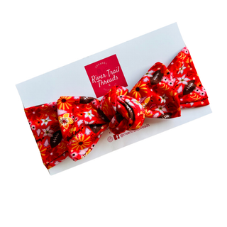 Girls Kansas City Floral Football Headband