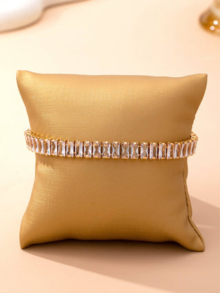 Baguette Crystal Tennis Bracelet