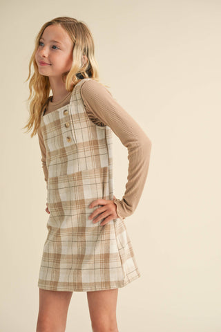 Phoebe Tween Plaid Sheath Dress