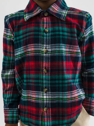 Christopher Plaid Long Sleeve Button Down Shirt