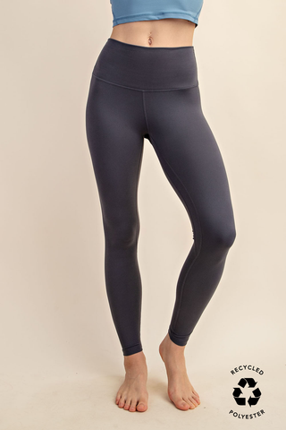 Two Line Yoga Stitch Full Length Leggings | Multiple Colors