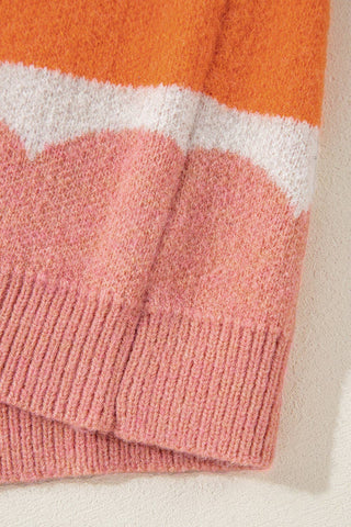 Rosey Wave Sweater