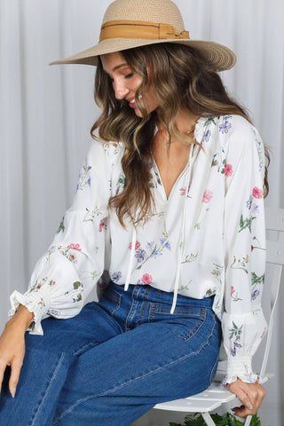 Felicity Floral Print Blouse