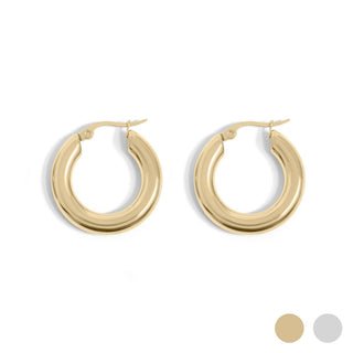 Chunky Hoop Earring | 18K Gold PVD + Stainless Steel