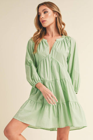 Jenay Tiered Dress | Lilac