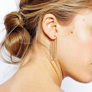 Dip Hoop Earrings | 18K Gold Plated Waterproof Stainless Steel