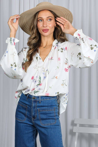 Felicity Floral Print Blouse