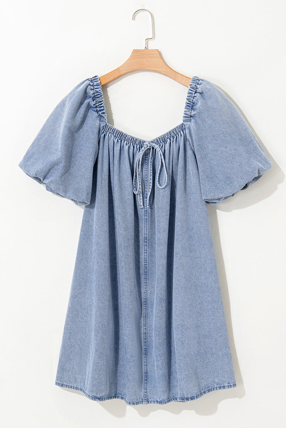 Emerson Denim Balloon Sleeve Dress