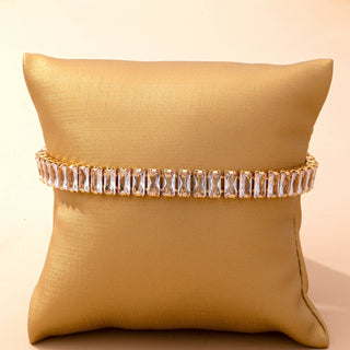Baguette Crystal Tennis Bracelet