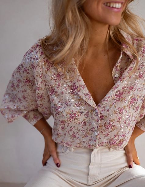 Floral Button Blouse
