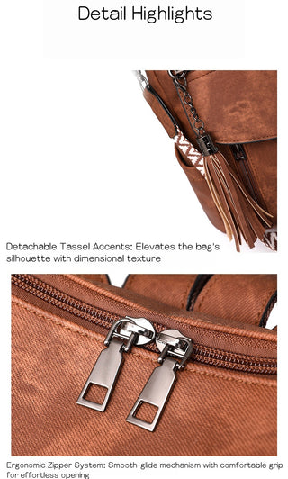 Lillian 6-Pocket Bookbag/Diaper Bag