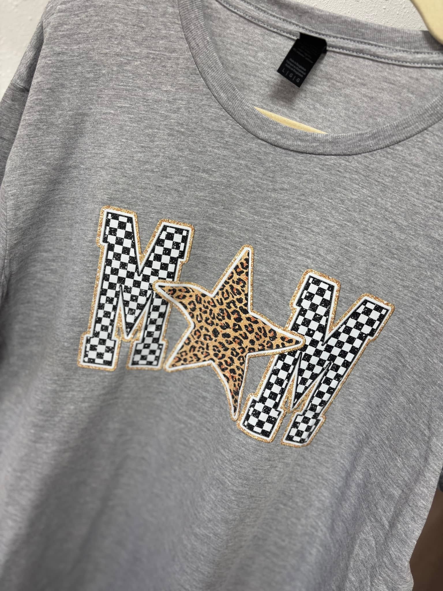 Star MOM Tee | Sport Gray