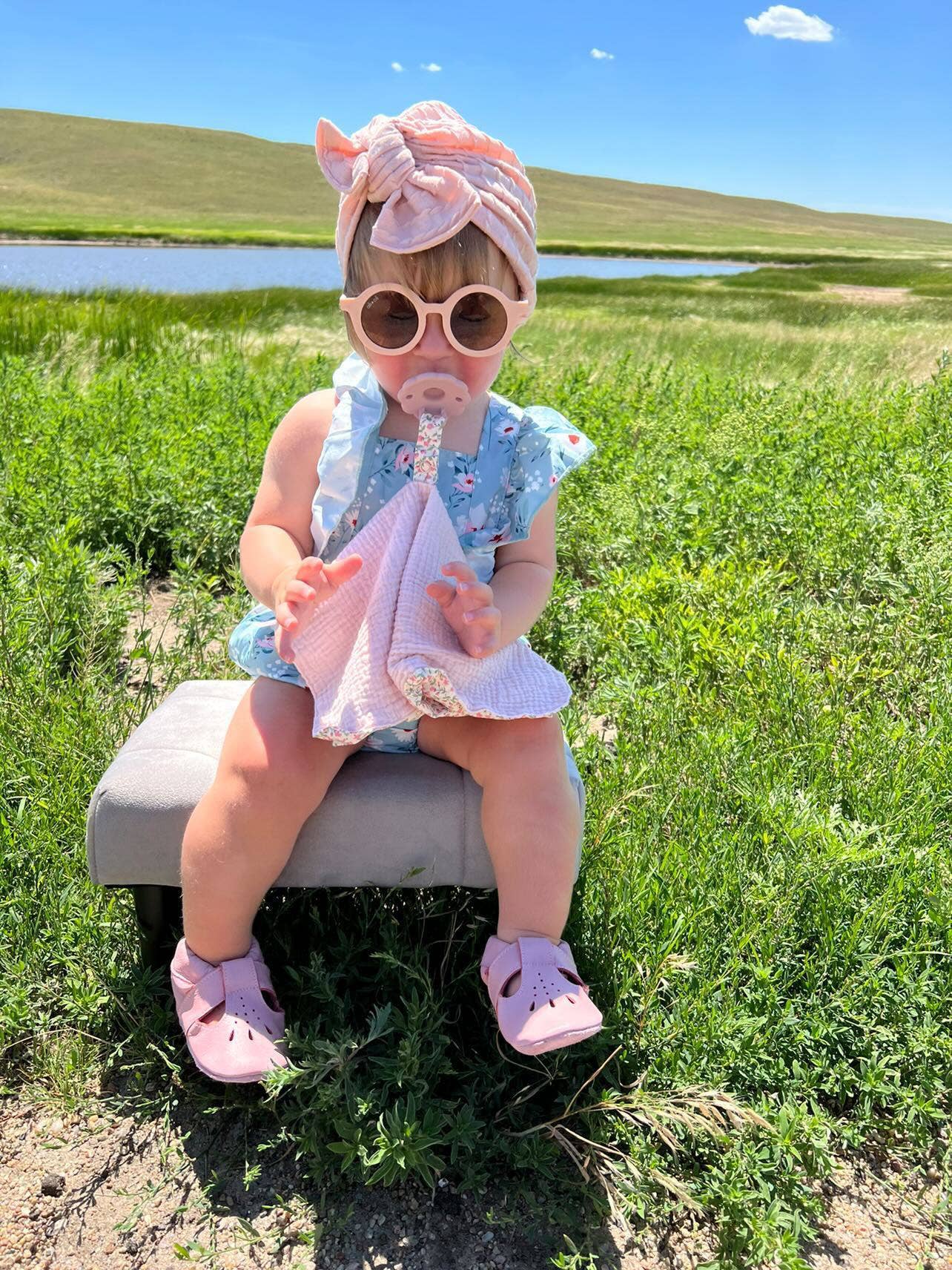 Pacifier Set Flower | Blush + Pink