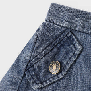 Polly Denim Overalls Set