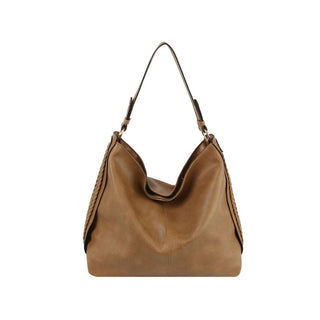 Braided Side Detail Hobo Bag | Sage