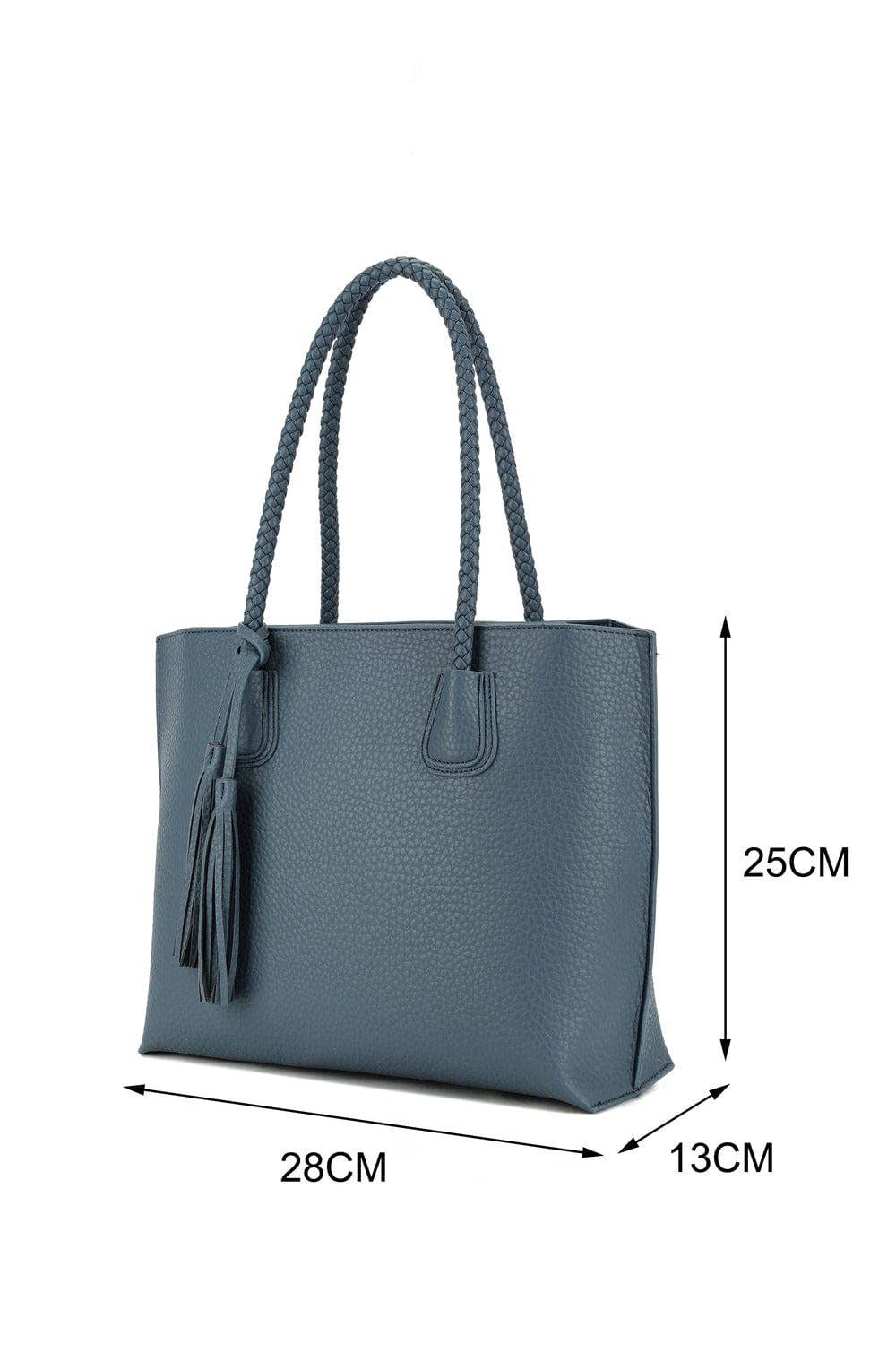 2 in 1 Tote and Crossbody Bag Set | Black