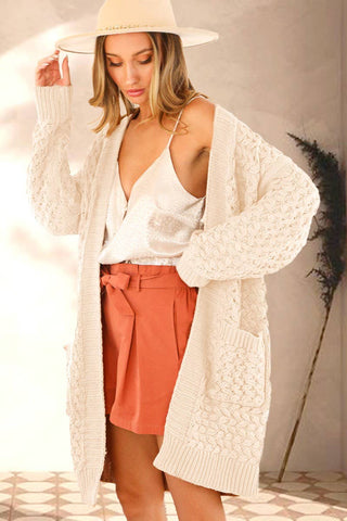 Margot Knitted Cardigan | Mocha