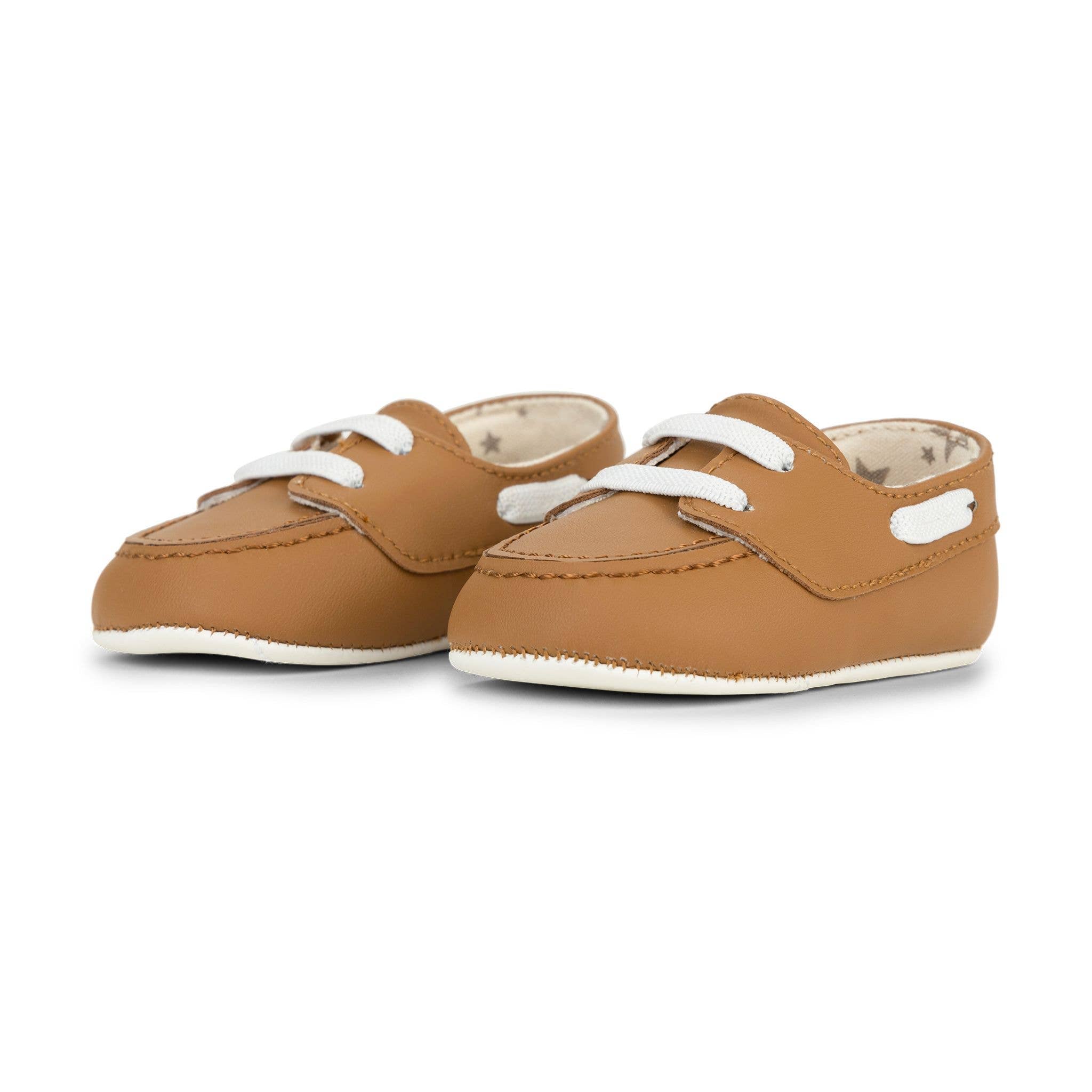 Eco Steps - Boat Shoe Brulee Brown: 3-6