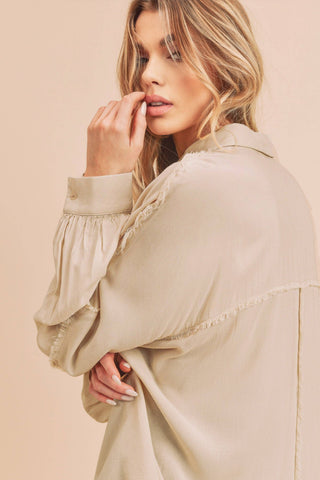 Delilah Shirt | Oat