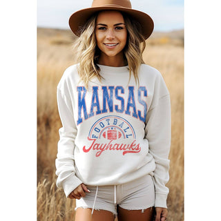 Kansas Hawks Mineral Sweatshirt | Mineral Grey