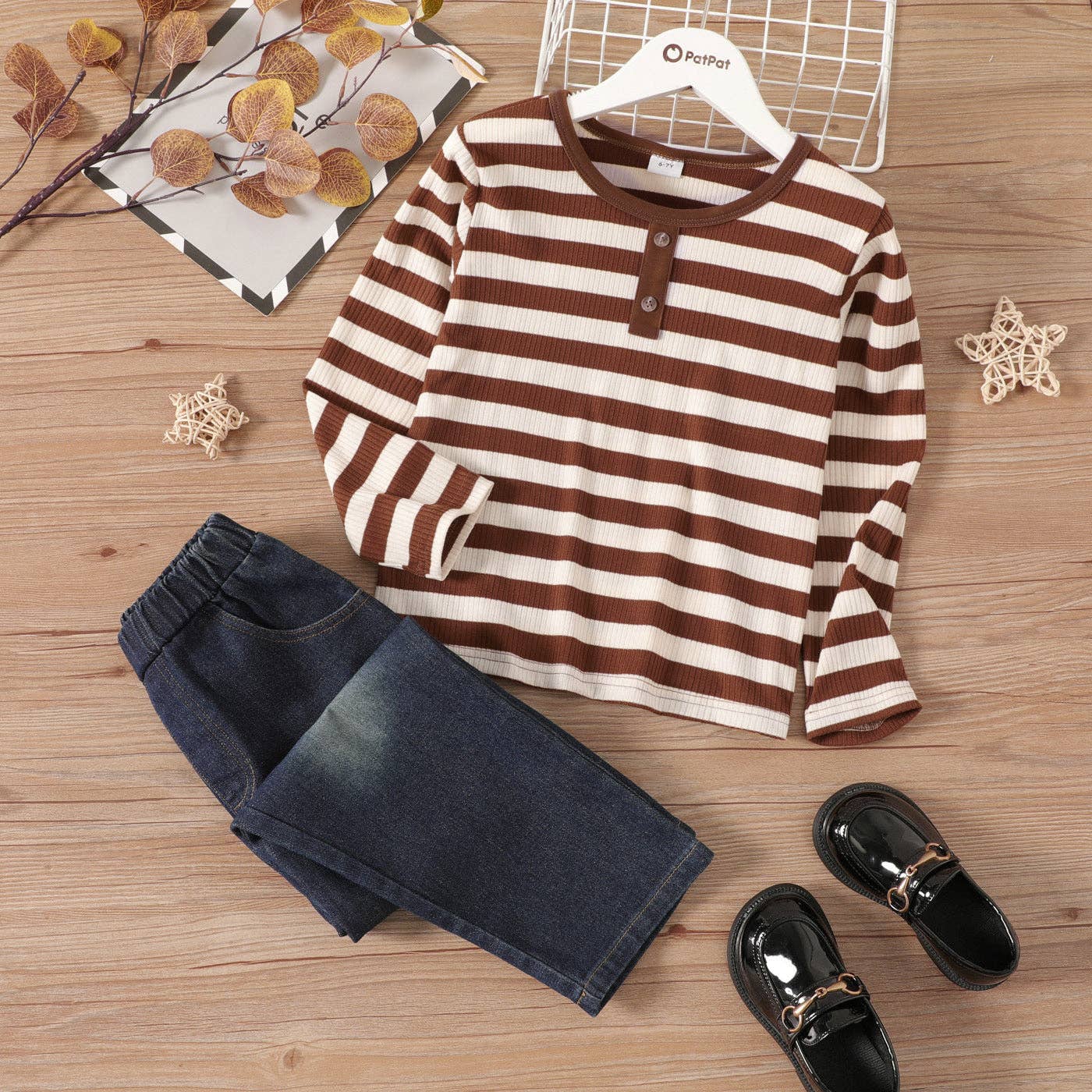 Cameron Stripe Tee + Jeans Set