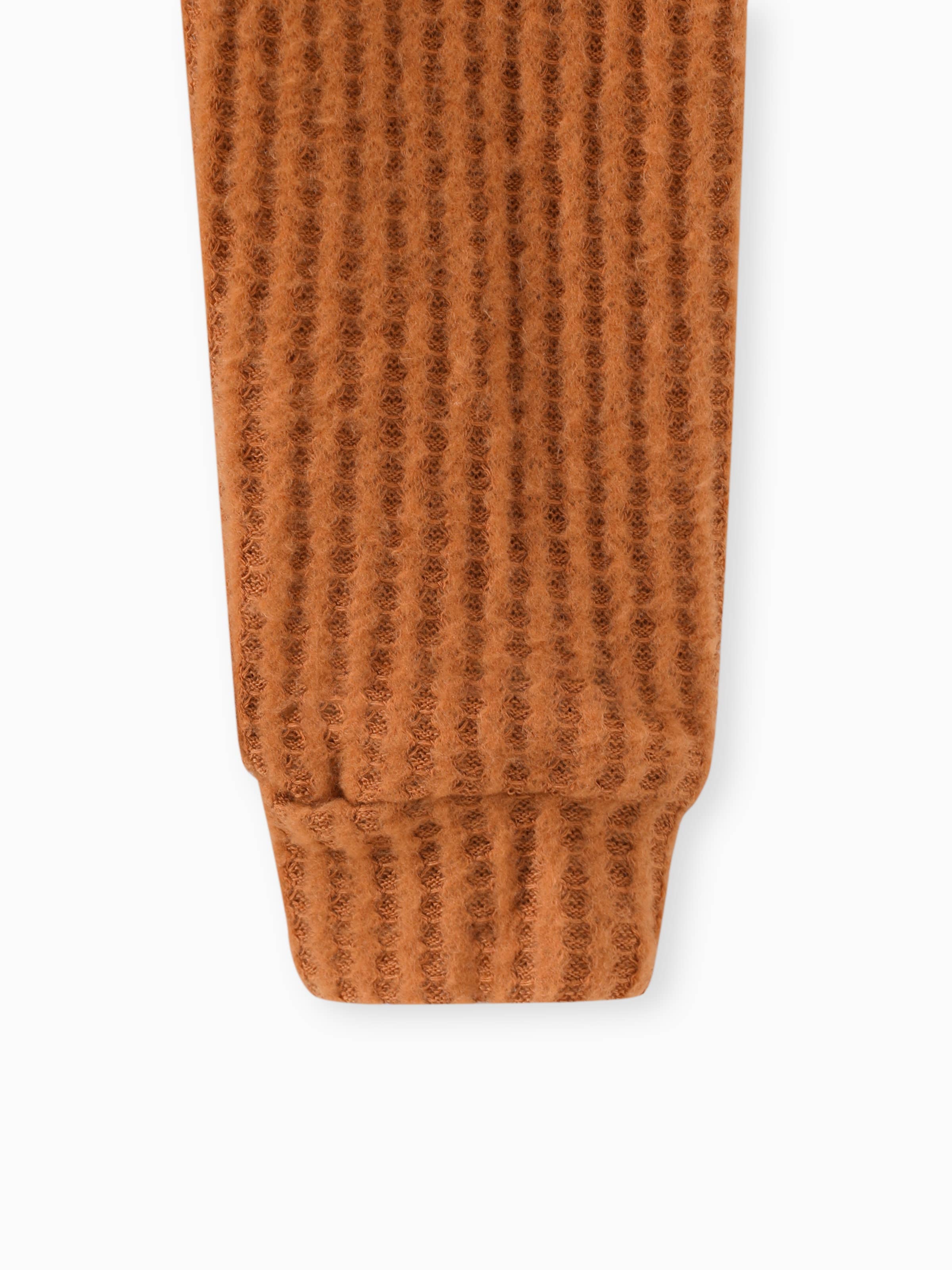 Wally Waffle Knit Set | Rust