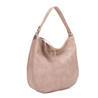 Zane Minimalistic Hobo Bag | Brown