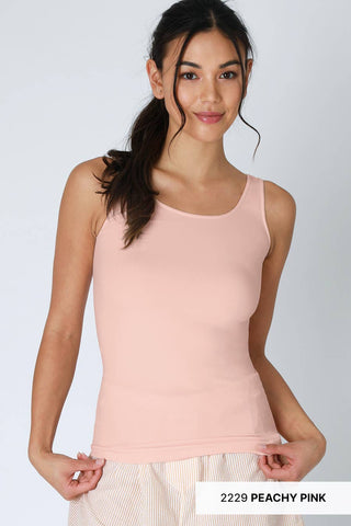 Plain Jersey Tank Top | Black