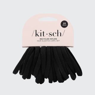 Eco-Friendly Nylon Elastics 20pc set | Black