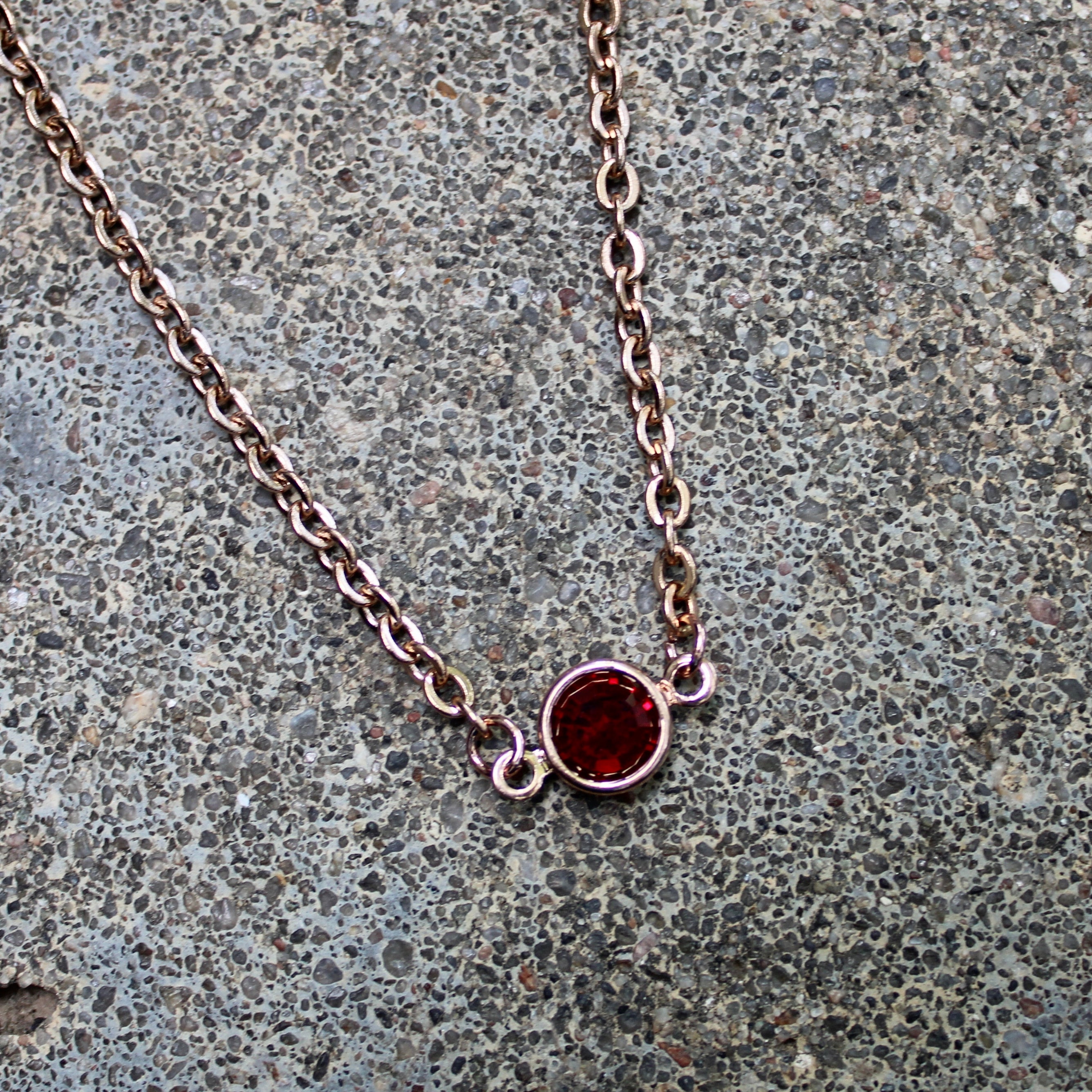 Swarvoski Birthstone Necklace