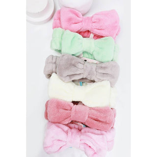 Solid Beauty Spa Bow Headband | Multiple Colors