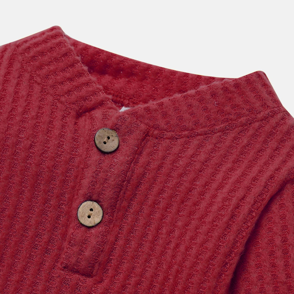 Wally Waffle Knit Set | Rust